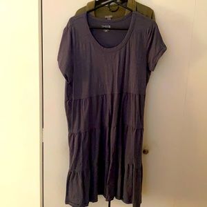2 cotton short sleeve dresses size XL